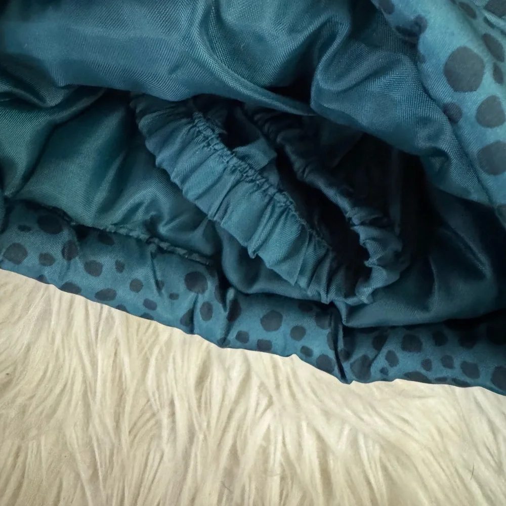 Carter’s Size 3T Teal Green‎ Bib Ski Snow Pants Polka Dot